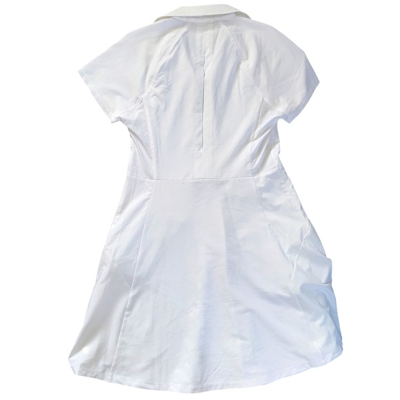 New Athleta Fairway Dress in White Pockets Golf Tennis Pickleball NWOT - Picture 2 of 9
